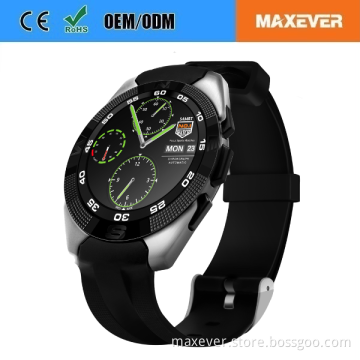 MTK2502 Heart Rate Monitor Fitness Tracker Call SMS Reminder Remote Camera Smart Watch G5